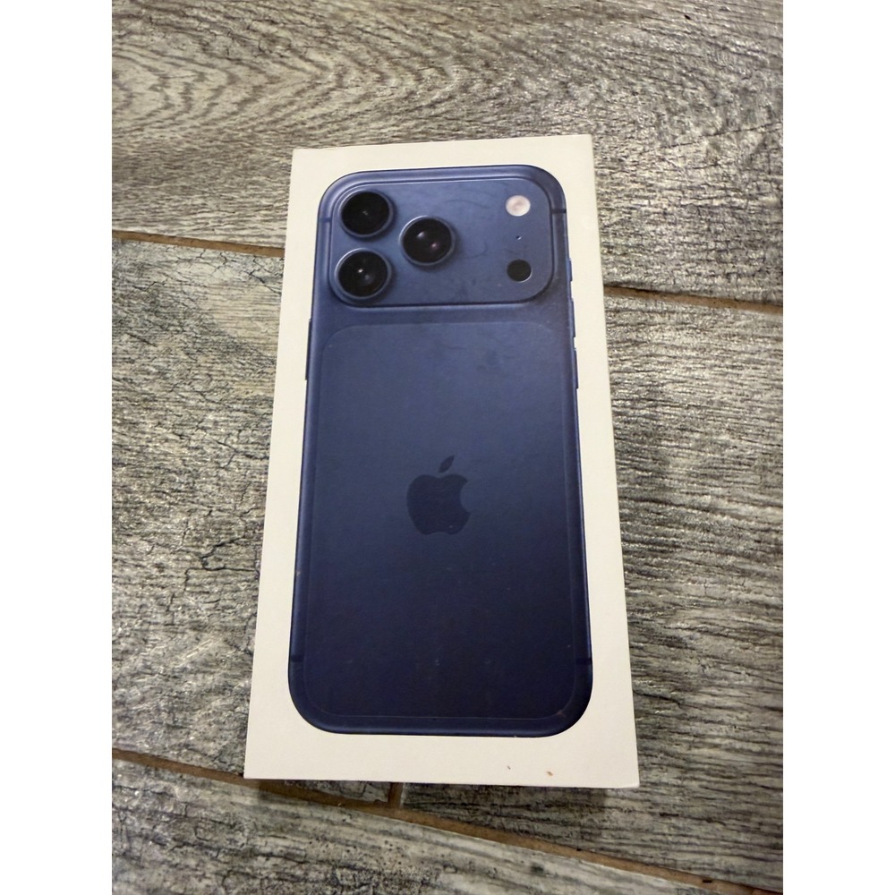 Apple iPhone 17 Pro Empty Box Blue Replacement Packaging Gag Gift Accessory